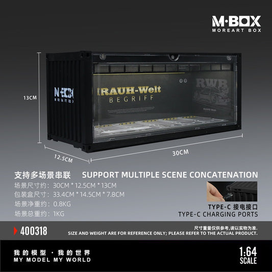 MBox - Pre-Order - Rauh Welt Container Storage Diorama mit Beleuchtung - MB400318