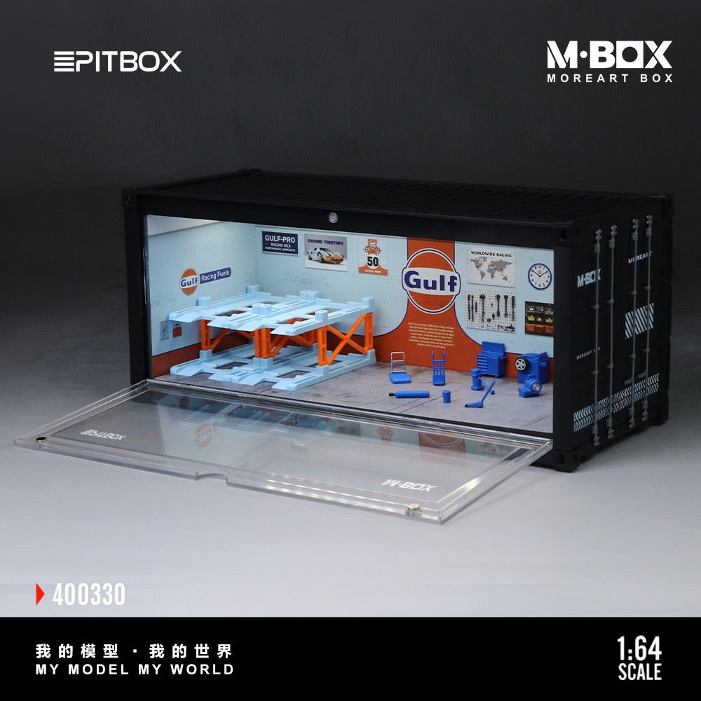 MBox - Pre-Order - Bay Coating and Maintenance Workshop Container-Diorama mit Beleuchtung - MB400330