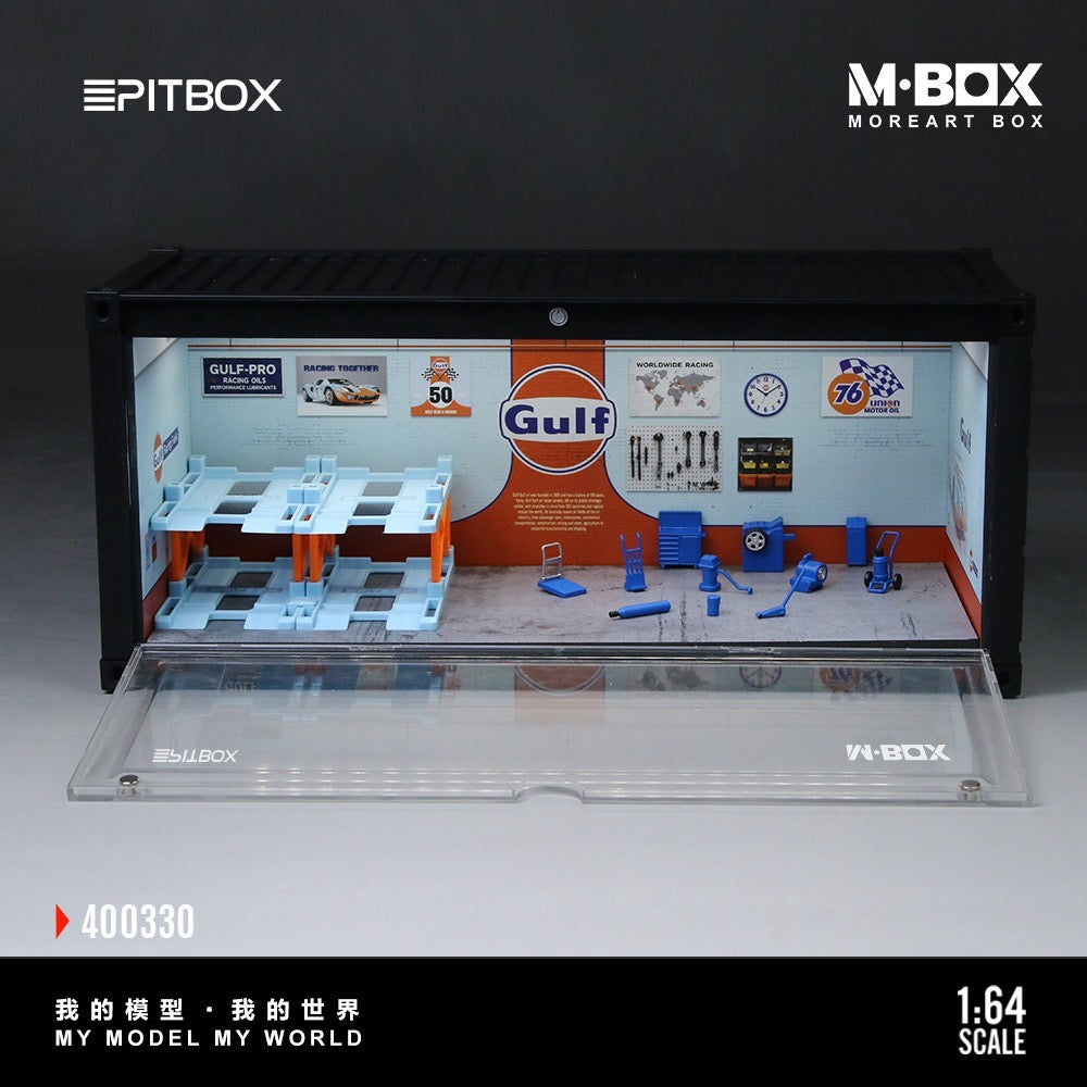 MBox - Pre-Order - Bay Coating and Maintenance Workshop Container-Diorama mit Beleuchtung - MB400330
