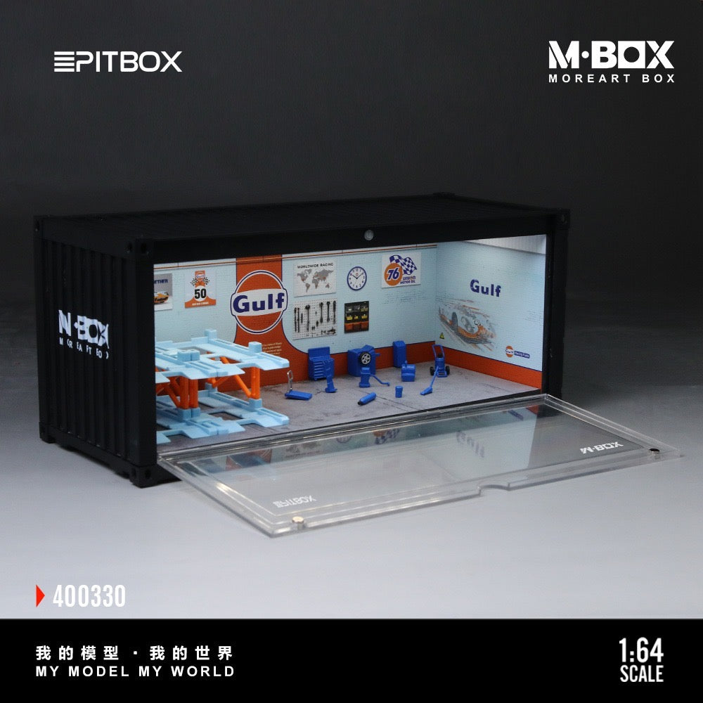 MBox - Pre-Order - Bay Coating and Maintenance Workshop Container-Diorama mit Beleuchtung - MB400330