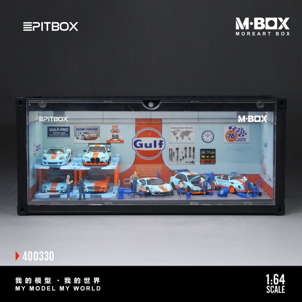 MBox - Pre-Order - Bay Coating and Maintenance Workshop Container-Diorama mit Beleuchtung - MB400330