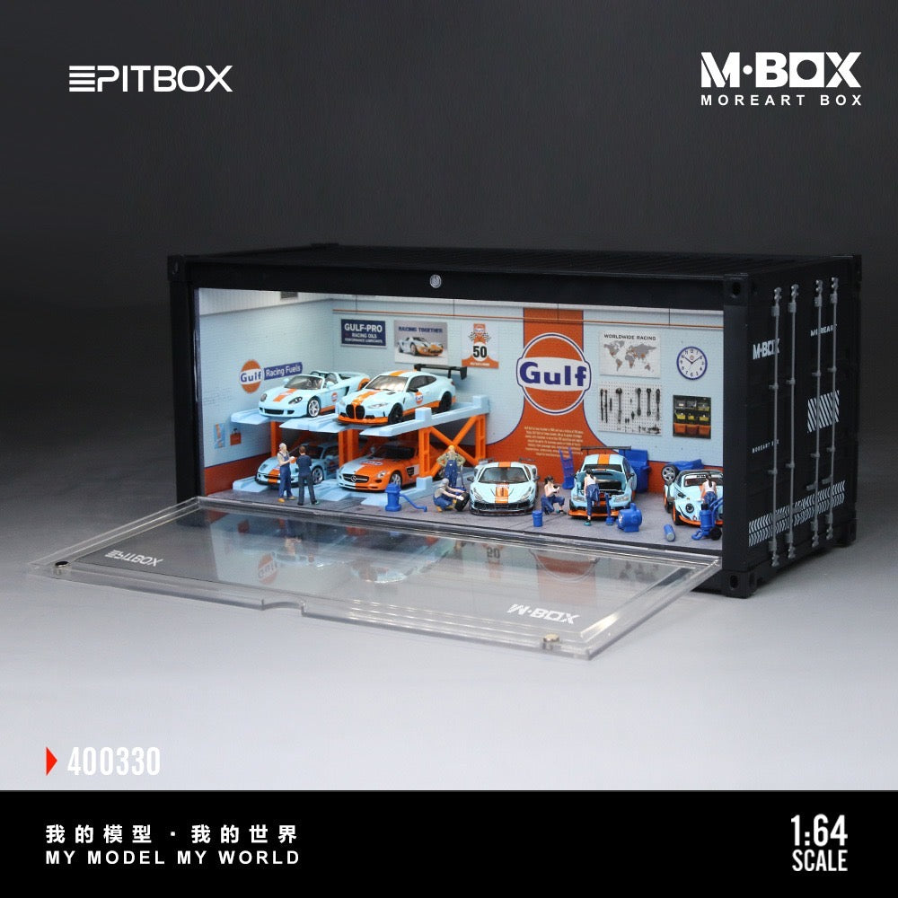 MBox - Pre-Order - Bay Coating and Maintenance Workshop Container-Diorama mit Beleuchtung - MB400330