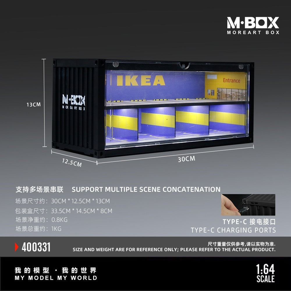 MBox - Pre-Order - Container Model Storage Diorama mit Beleuchtung - MB400331