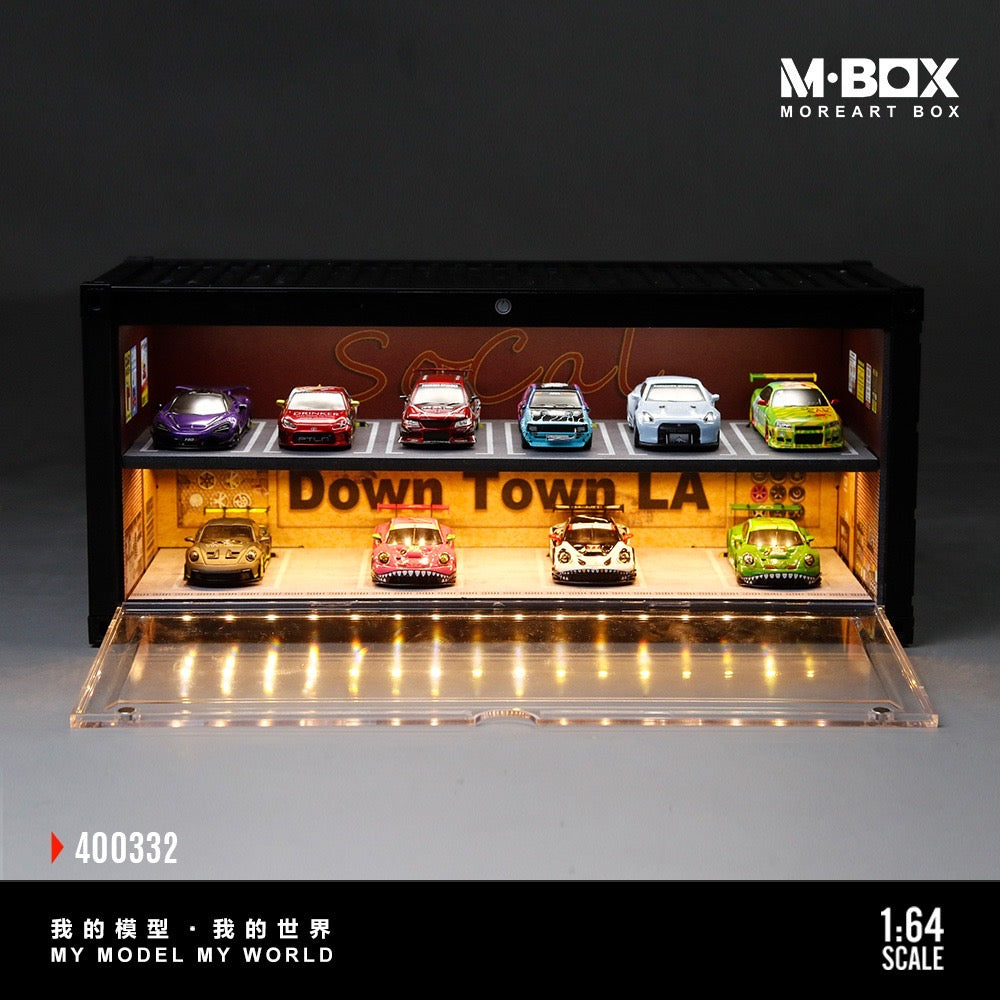 MBox - Pre-Order - Container Model Storage Diorama mit Beleuchtung - Down Town LA - MB400332