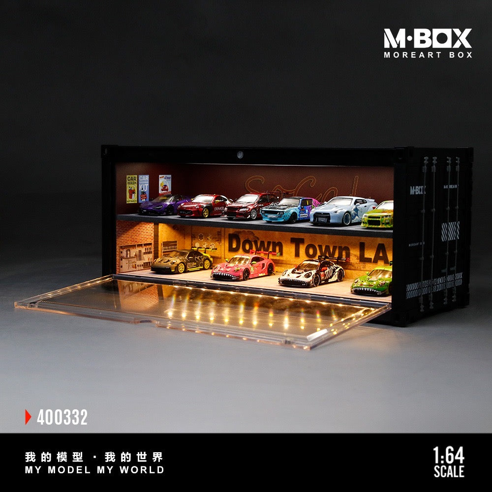 MBox - Pre-Order - Container Model Storage Diorama mit Beleuchtung - Down Town LA - MB400332