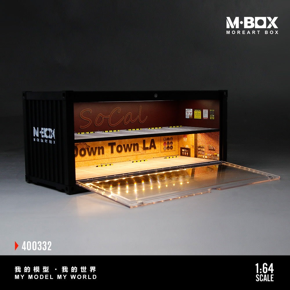 MBox - Pre-Order - Container Model Storage Diorama mit Beleuchtung - Down Town LA - MB400332
