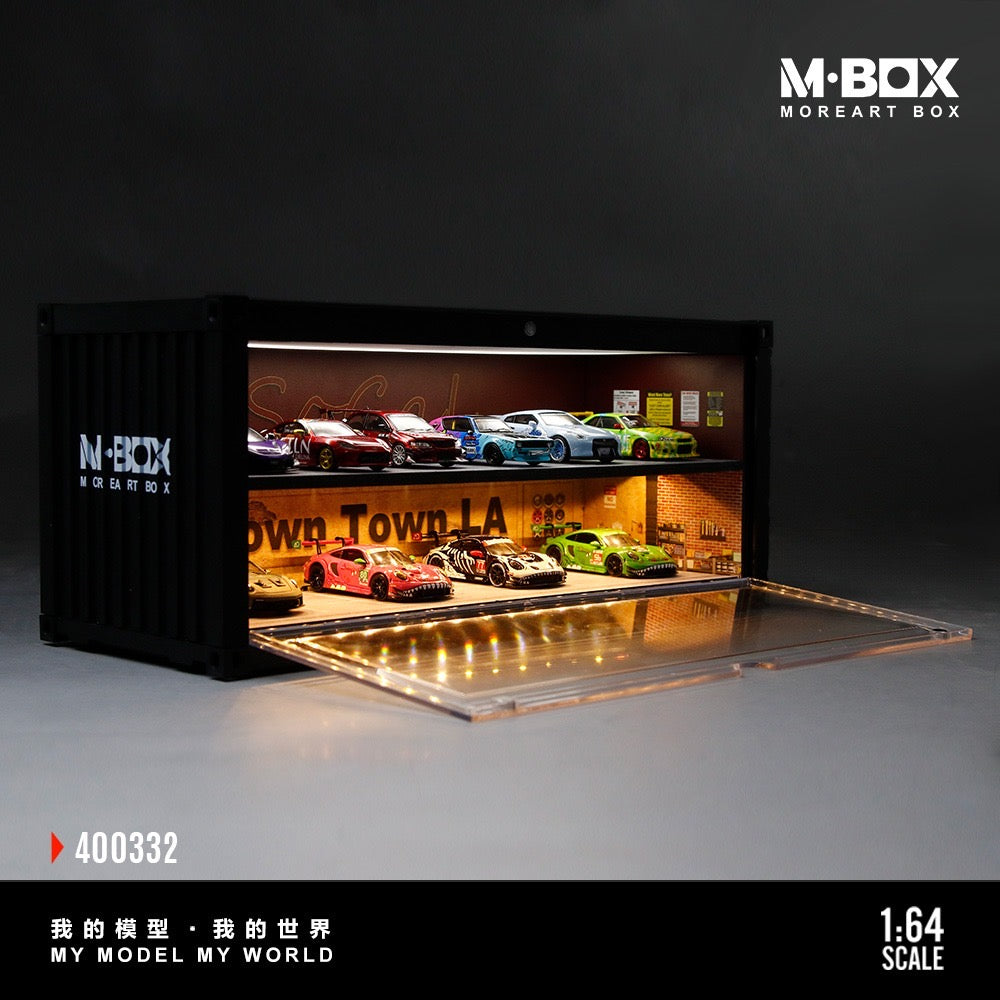 MBox - Pre-Order - Container Model Storage Diorama mit Beleuchtung - Down Town LA - MB400332