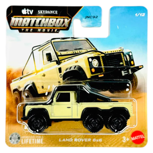 Matchbox 2026 - Pre-Order - The Movie Basic - Land Rover 6X6 - JND09