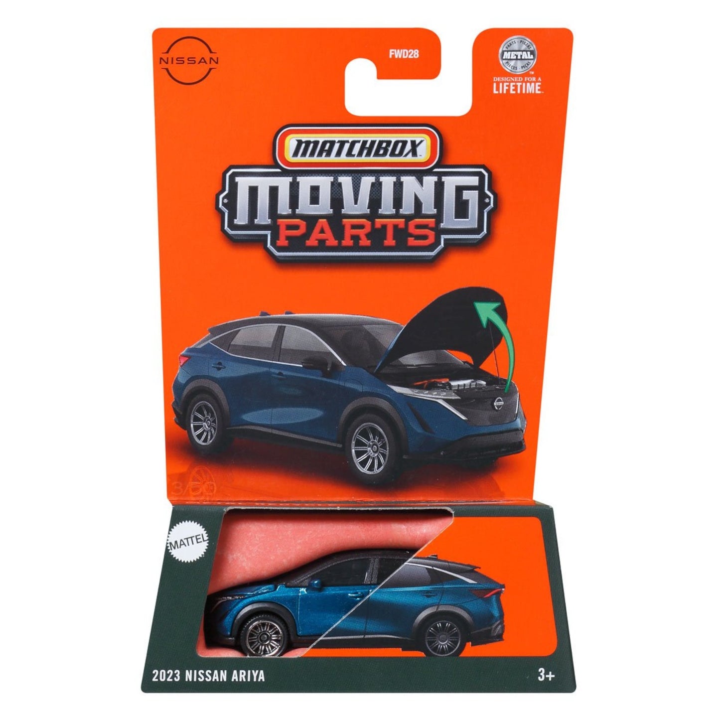 Matchbox 2025 - Moving Parts - 2023 Nissan Ariya, sea blue - JBW80