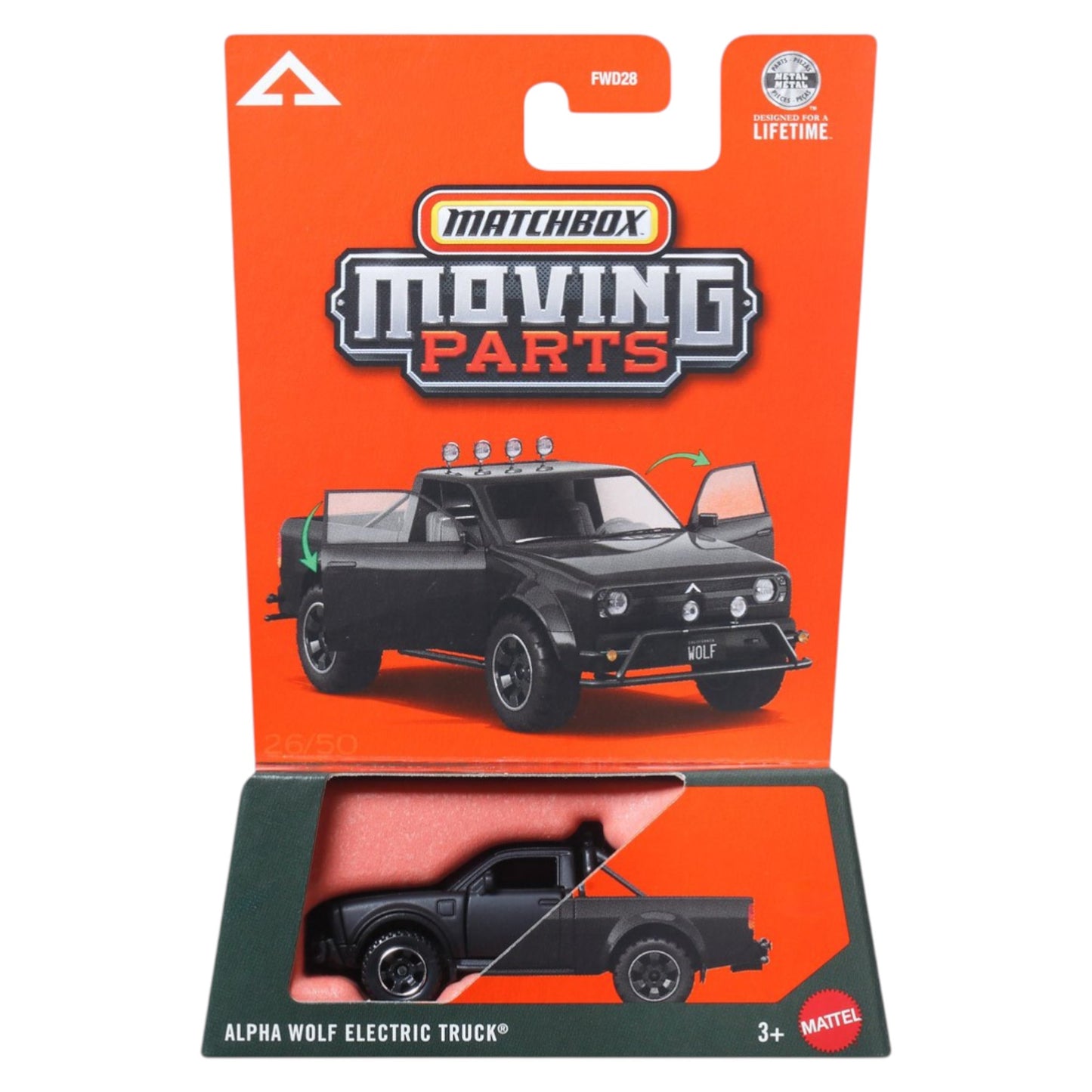 Matchbox 2026 - Moving Parts - Alpha Wolf Electric Truck - JHV59