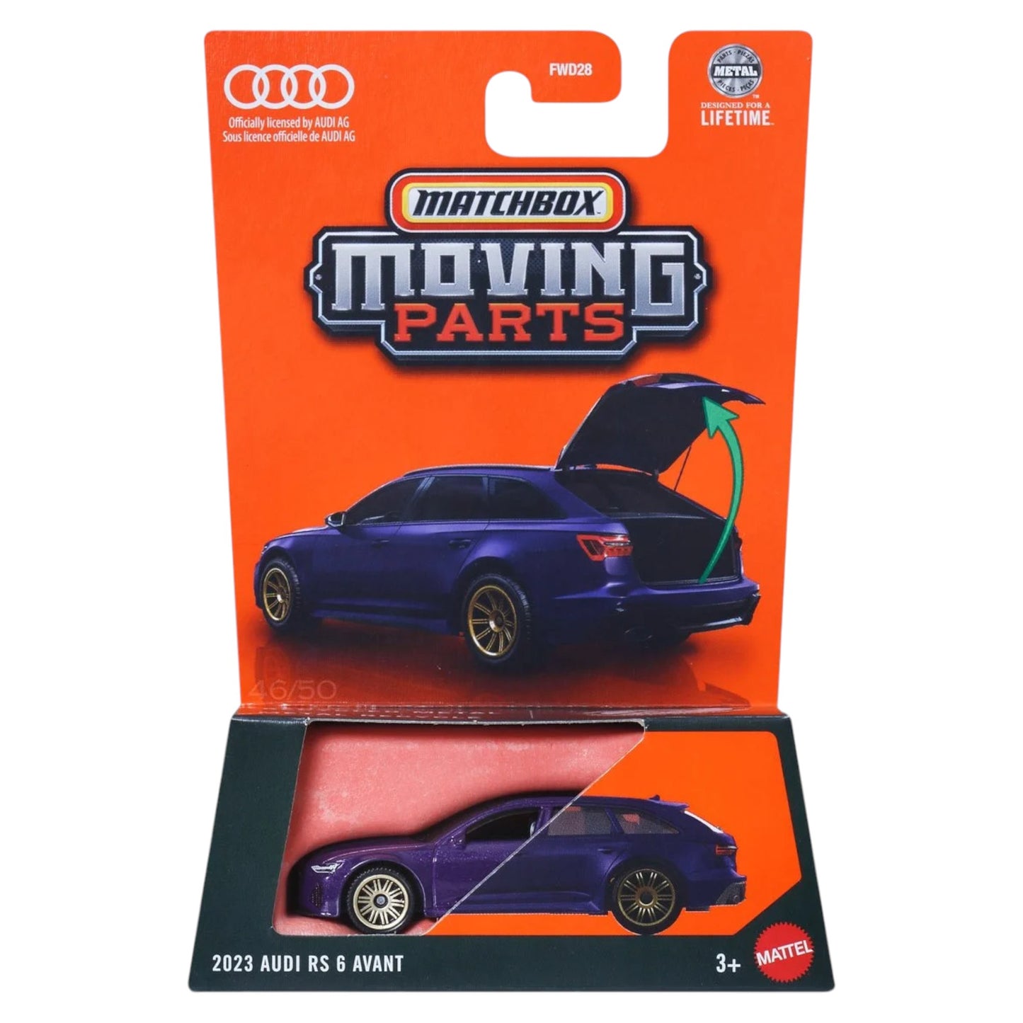 Matchbox 2025 - Moving Parts - 2023 Audi RS6 Avant - JBW84