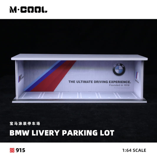 Pre-Order bis 16.09.2025 - M-Cool - Parking Diorama BMW, mit Beleuchtung - MC914915