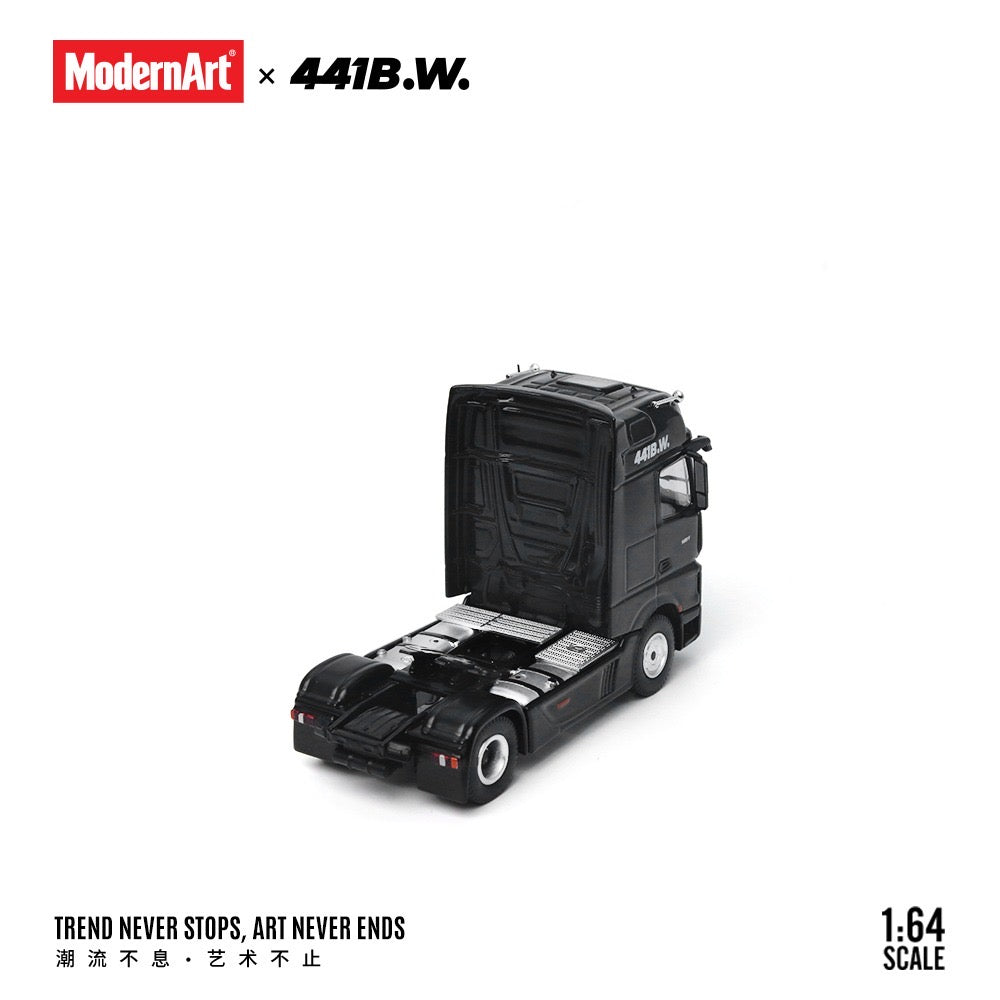 ModernArt & 441B.W - Pre-Order - Drift Bear Set Mercedes-Benz Actros Container Truck + GTR35