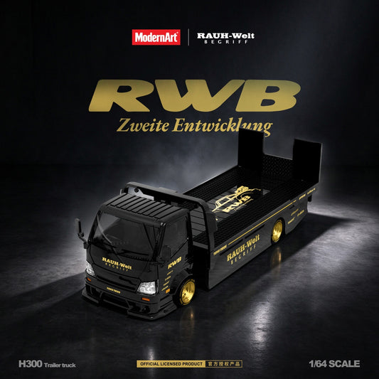 ModernArt - Pre-Order - H300 Flatbed Transport Trailer - RWB Rauh-Welt - MD647260