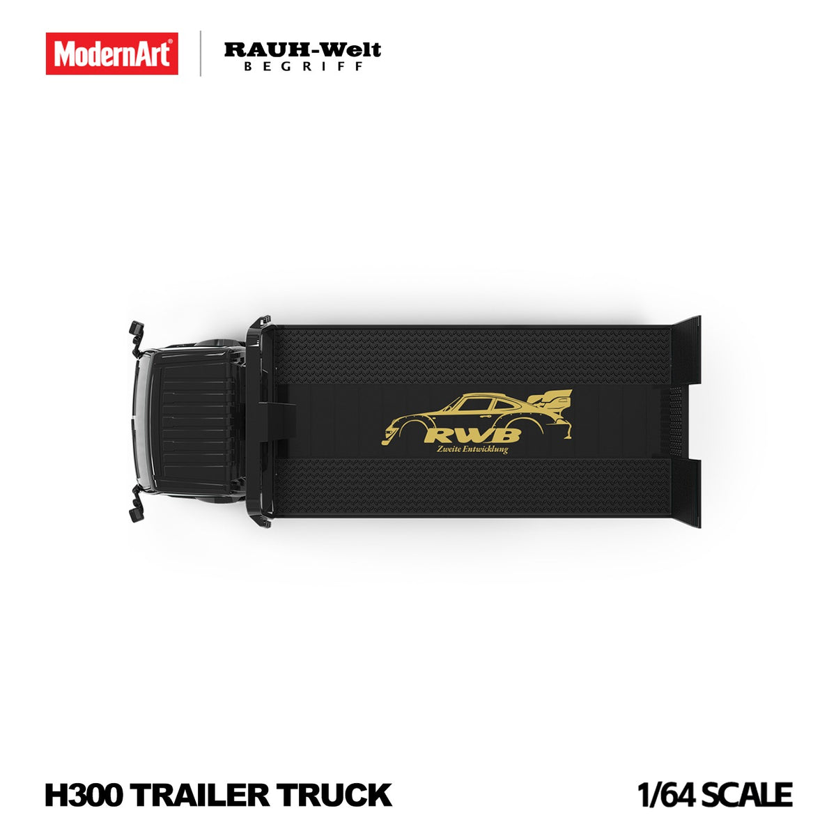 ModernArt - Pre-Order - H300 Flatbed Transport Trailer - RWB Rauh-Welt - MD647260