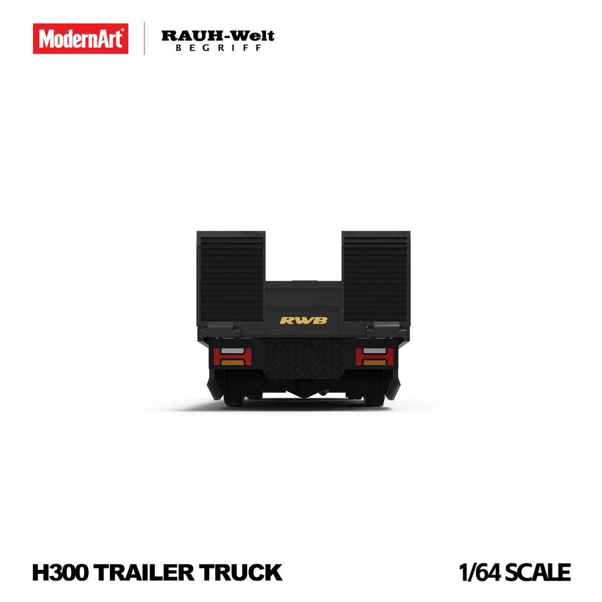 ModernArt - Pre-Order - H300 Flatbed Transport Trailer - RWB Rauh-Welt - MD647260