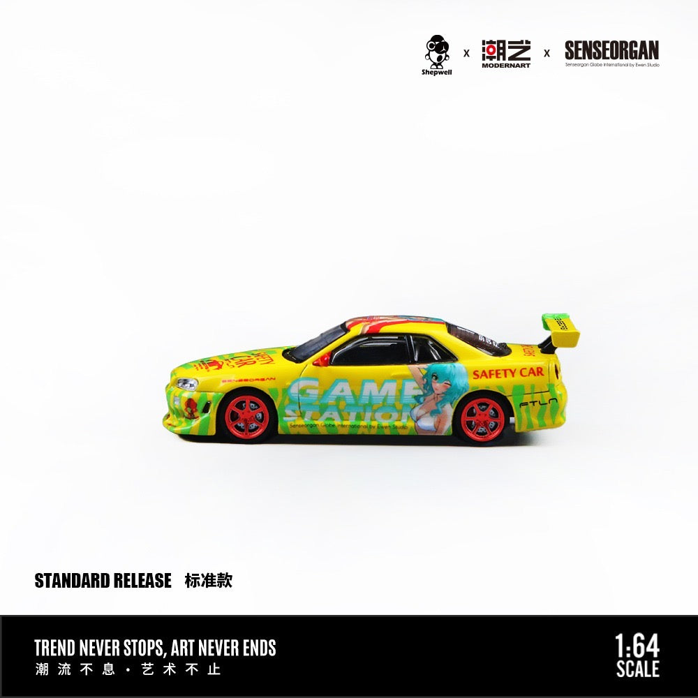 ModernArt x Senseorgan - Pre-Order - Nissan Skyline GT-R (R34) Youthful Spirit  Safety Car