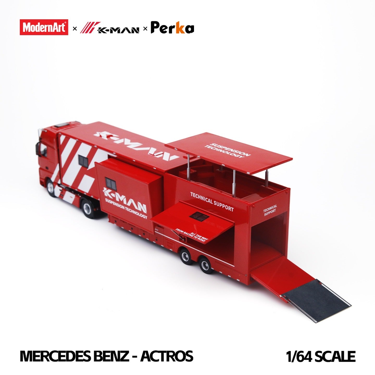 ModernArt & K-MAN & Perka - Pre-Order - Mercedes Actros K-Man Race Service Truck - MD801001