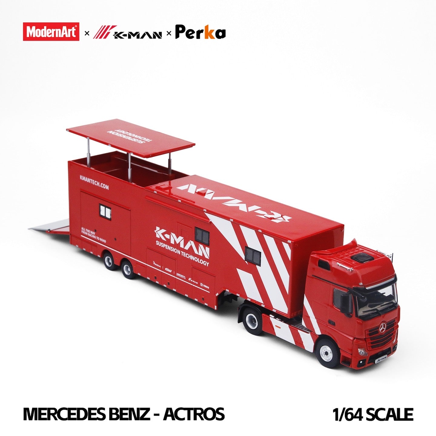 ModernArt & K-MAN & Perka - Pre-Order - Mercedes Actros K-Man Race Service Truck - MD801001