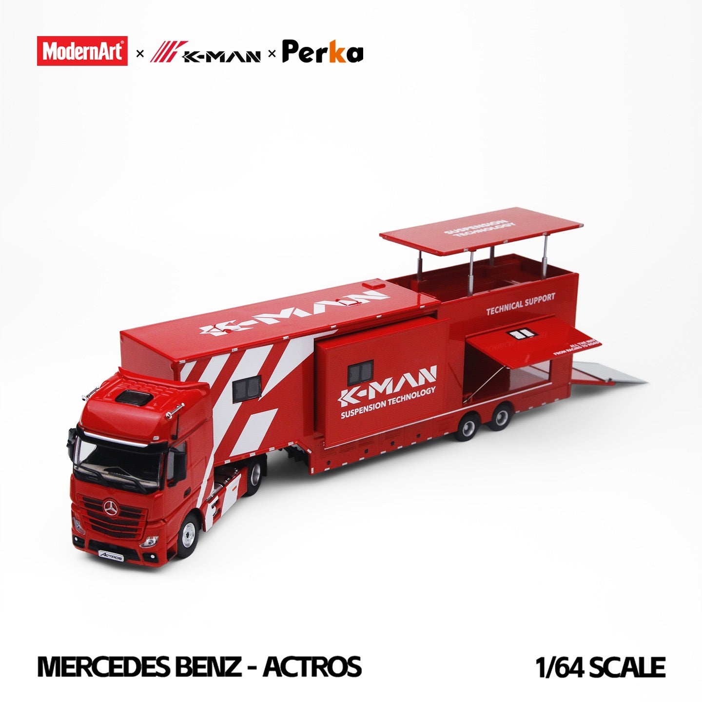ModernArt & K-MAN & Perka - Pre-Order - Mercedes Actros K-Man Race Service Truck - MD801001