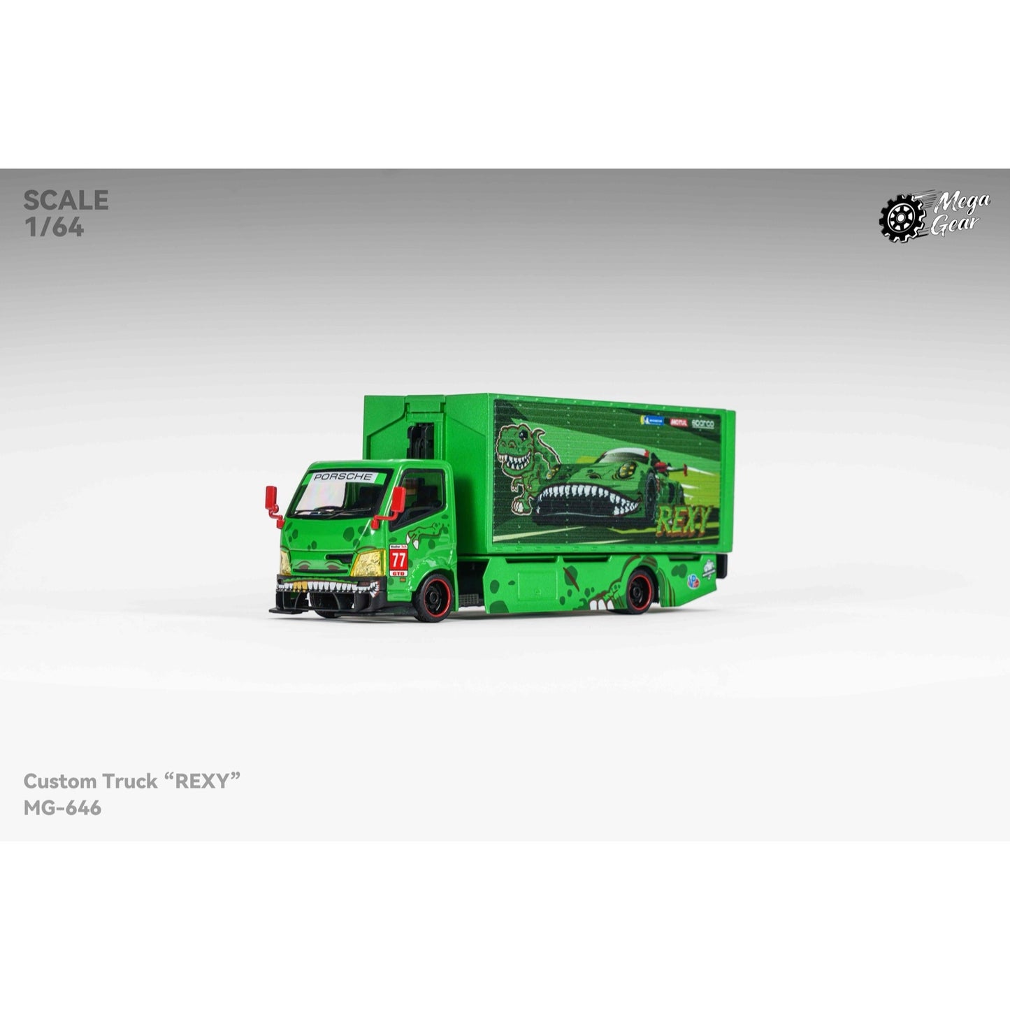 MegaGear - Pre-Order - Custom Box Truck - Green Dino - MG646