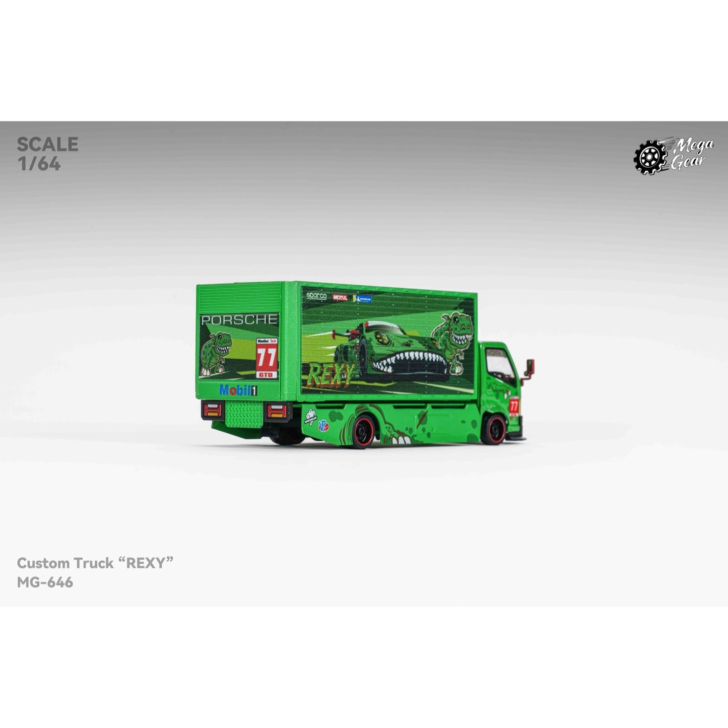 MegaGear - Pre-Order - Custom Box Truck - Green Dino - MG646