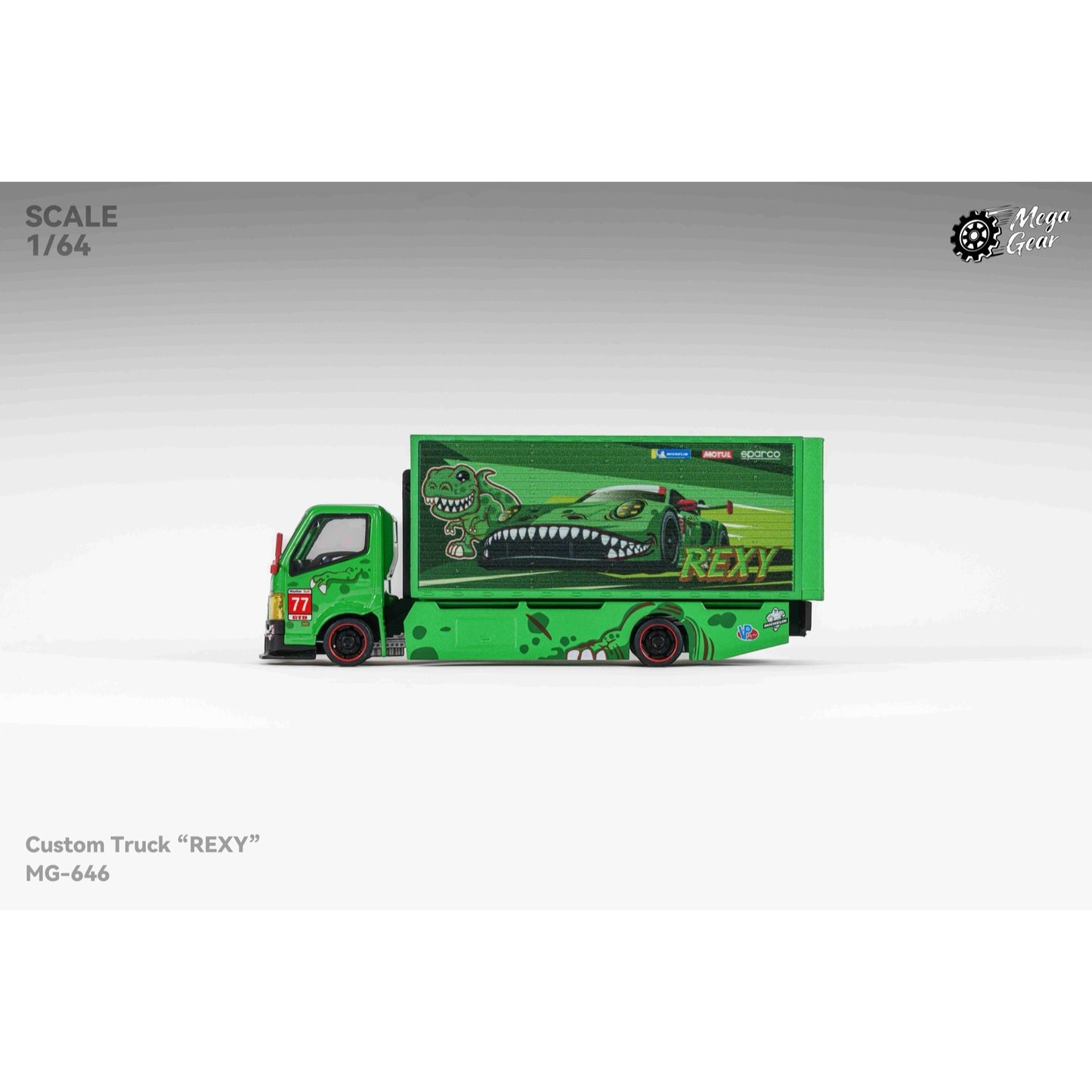 MegaGear - Pre-Order - Custom Box Truck - Green Dino - MG646