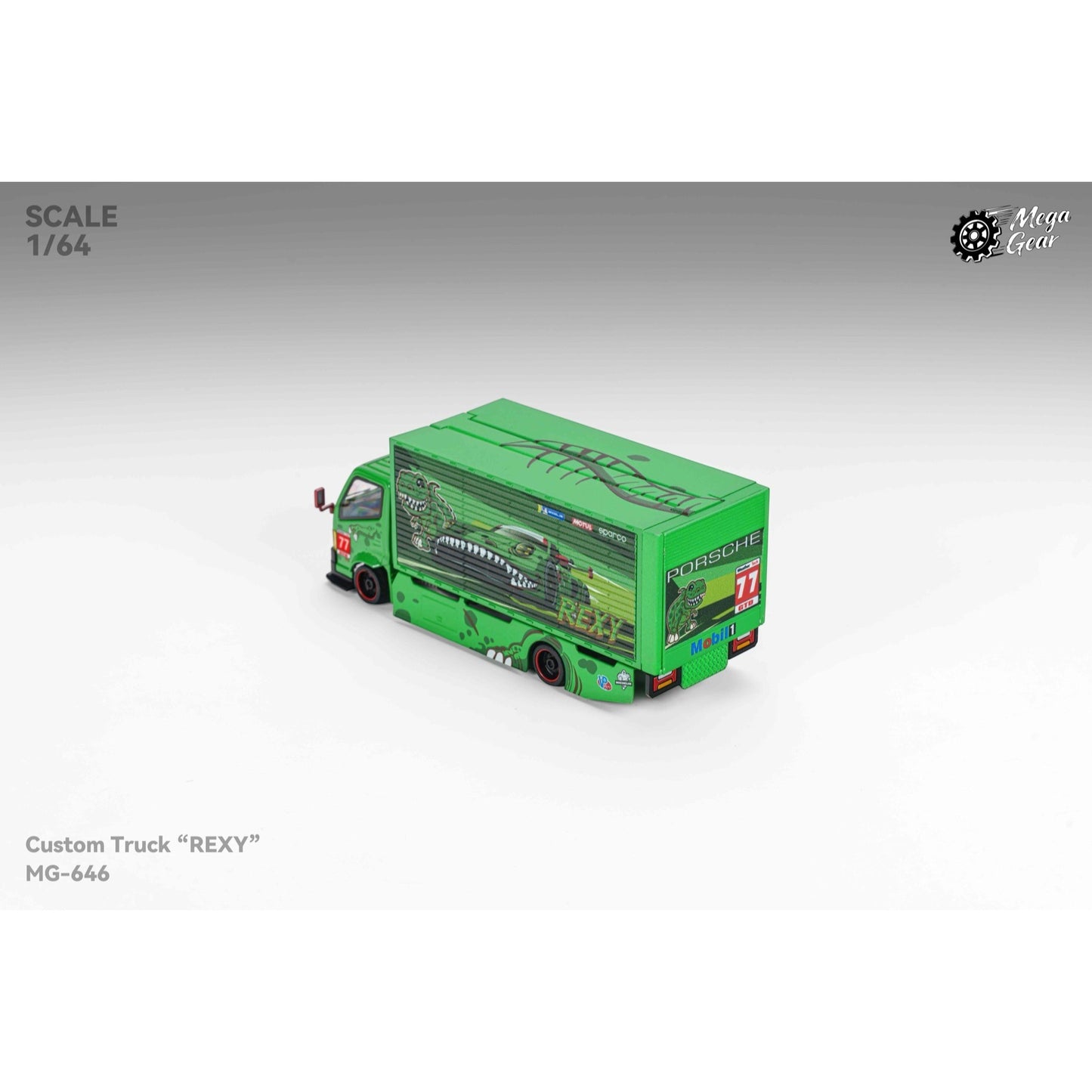 MegaGear - Pre-Order - Custom Box Truck - Green Dino - MG646