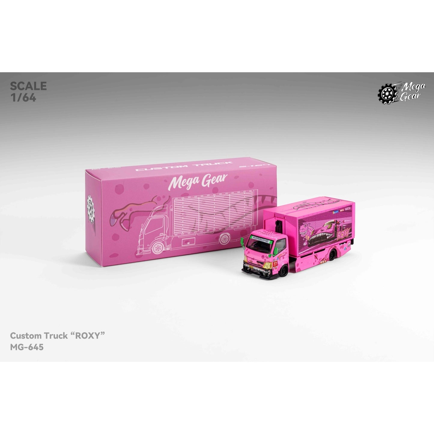 MegaGear - Pre-Order - Custom Box Truck - Pink Dino - MG647