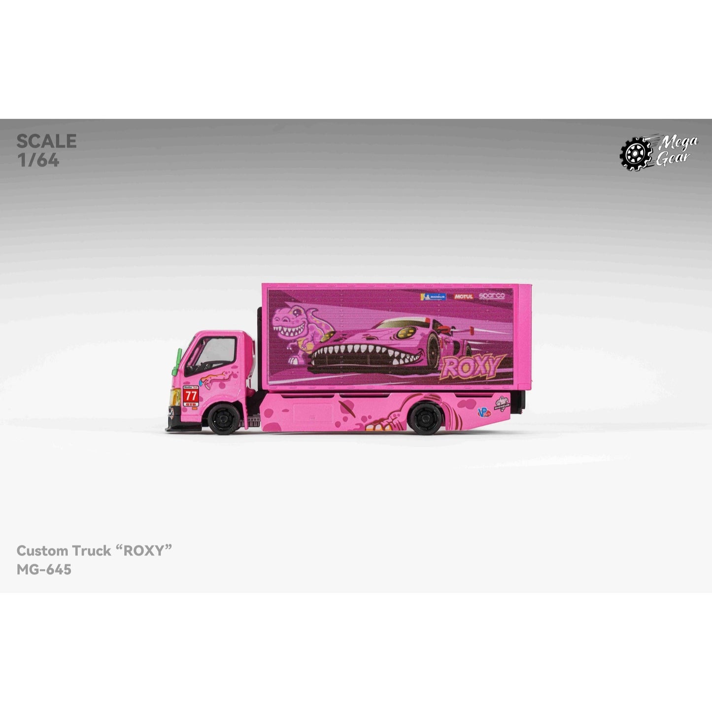 MegaGear - Pre-Order - Custom Box Truck - Pink Dino - MG647