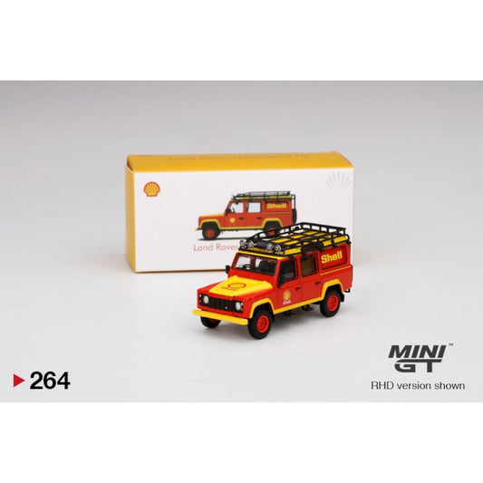 Mini GT - Land Rover Defender 110 Shell Oil (Shell Exclusive) - MGT00264 (RHD)