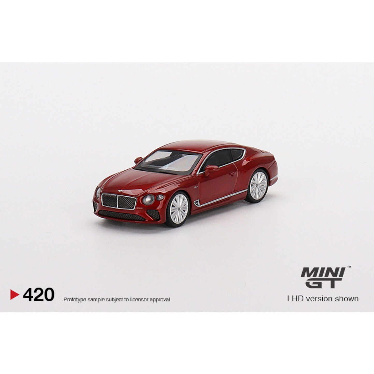 Mini GT - Bentley Continental GT Speed, Candy Red - MGT00420 (LHD)