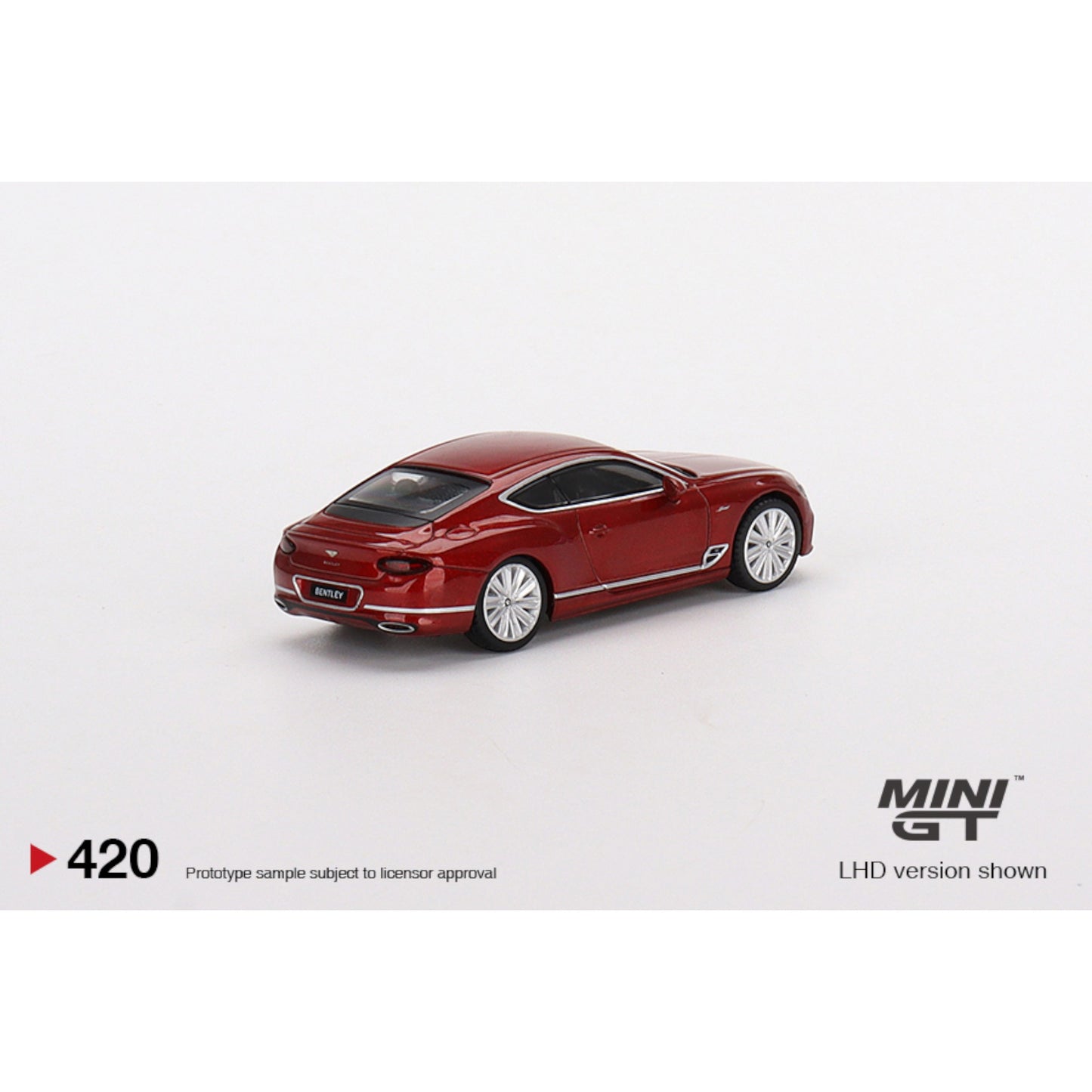 Mini GT - Bentley Continental GT Speed, Candy Red - MGT00420 (LHD)