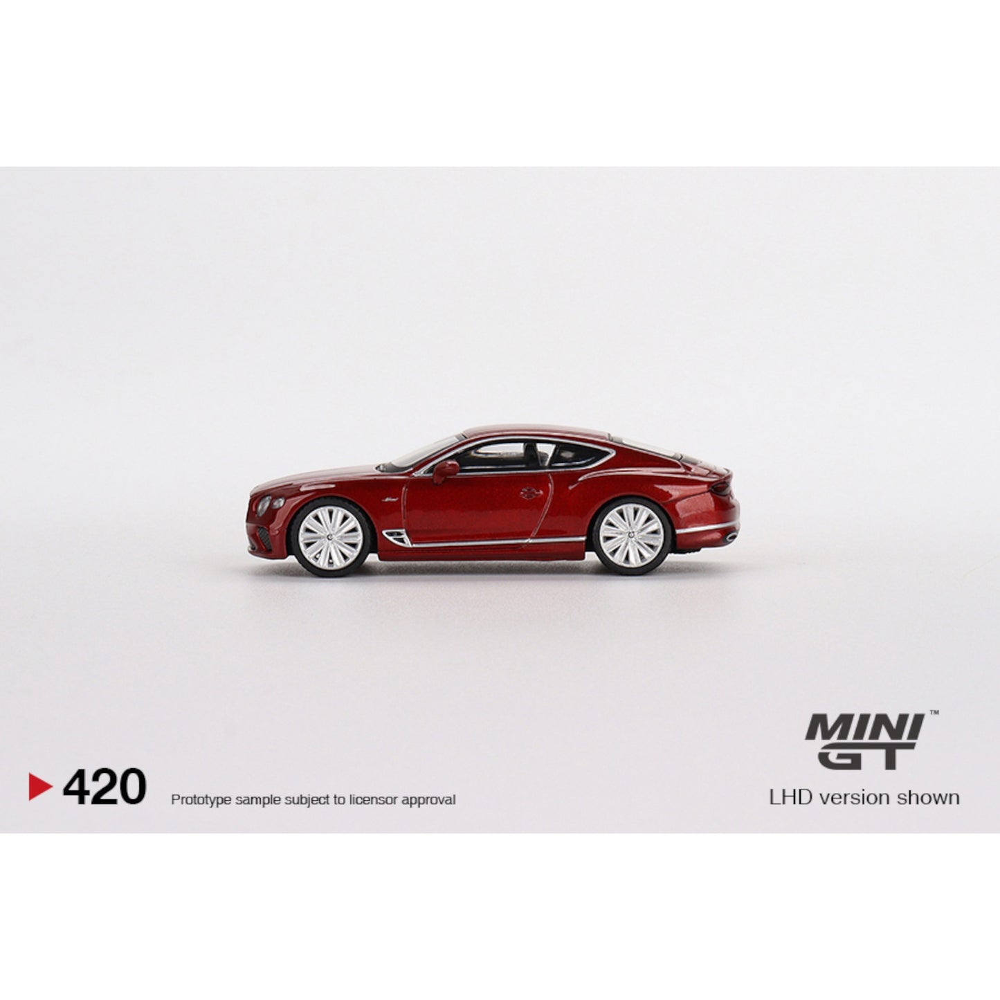 Mini GT - Bentley Continental GT Speed, Candy Red - MGT00420 (LHD)