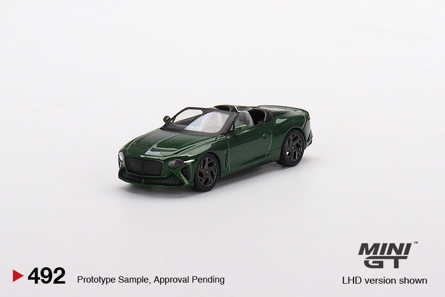 Mini GT - Bentley Mulliner Bacalar Scarab Green - MGT00492 (LHD) - 1:64