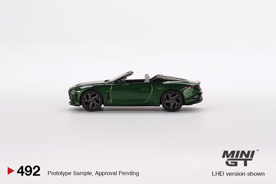 Mini GT - Bentley Mulliner Bacalar Scarab Green - MGT00492 (LHD) - 1:64