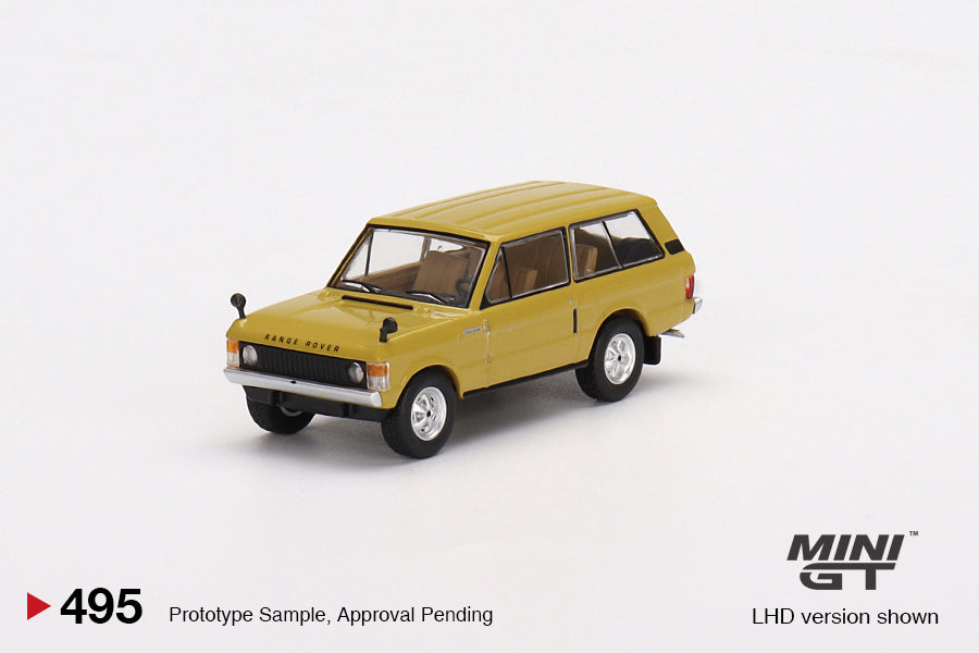 Mini GT - Range Rover 1971 Bahama Gold - MGT00495 (LHD) - 1:64