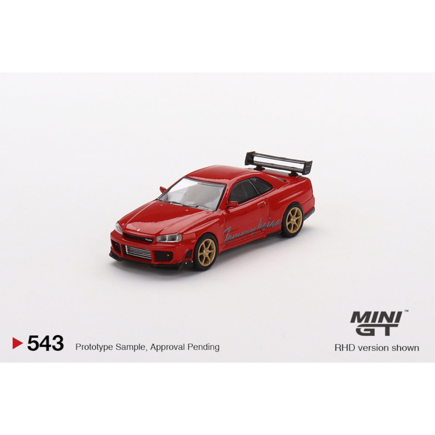 Mini GT - Nissan GT-R (R34) Tommykaira R-z Red - MGT00543 (RHD) - 1:64