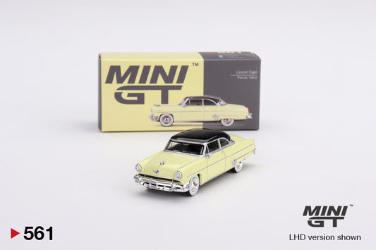 Mini GT - Lincoln Capri 1954 Premier Yellow - MGT00561 (LHD) - 1:64