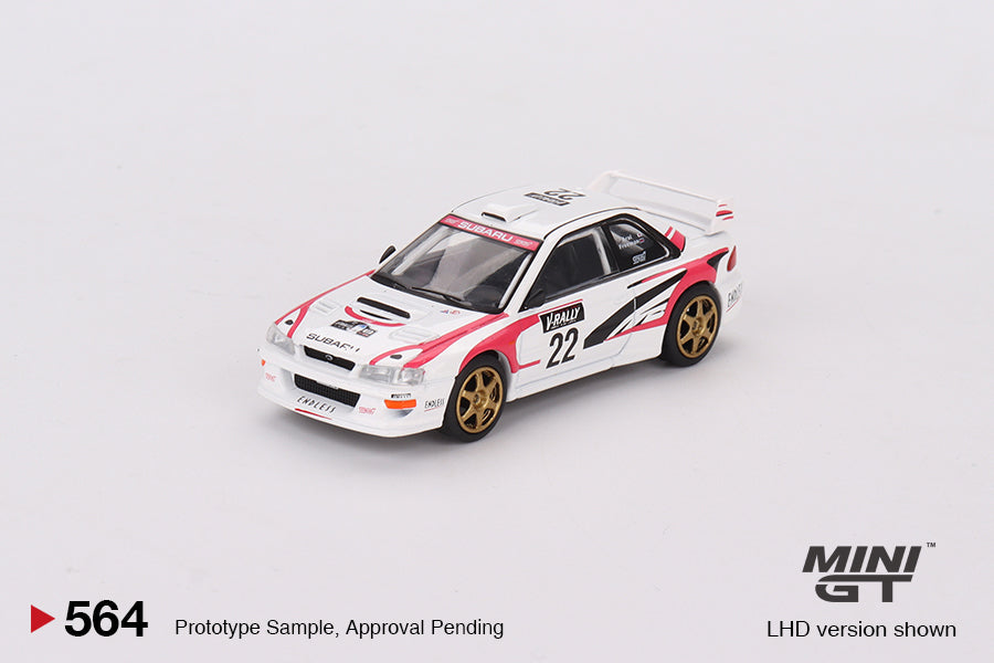 Mini GT - SUBARU Impreza WRC98 1999 Rally Tour de Corse #22 - MGT00564 (LHD) - 1:64