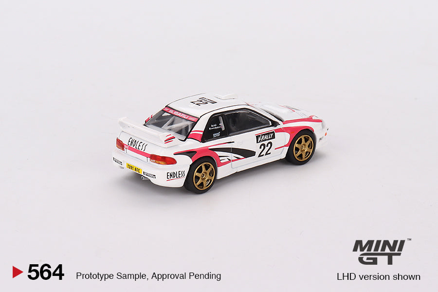 Mini GT - SUBARU Impreza WRC98 1999 Rally Tour de Corse #22 - MGT00564 (LHD) - 1:64