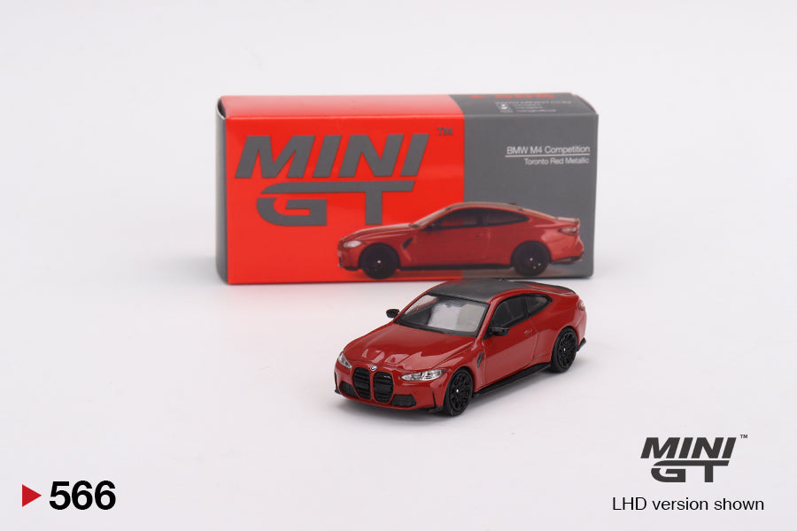 Mini GT - BMW M4 Competition (G82) Toronto Red Metallic - MGT00566 (LHD) - 1:64