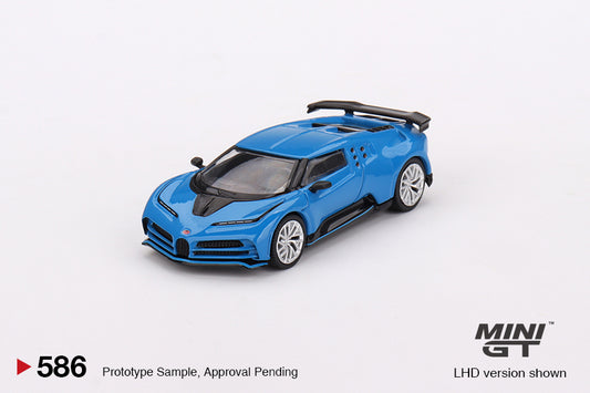 Mini GT - Bugatti Centodieci Blu Bugatti - MGT00586 (LHD) - 1:64