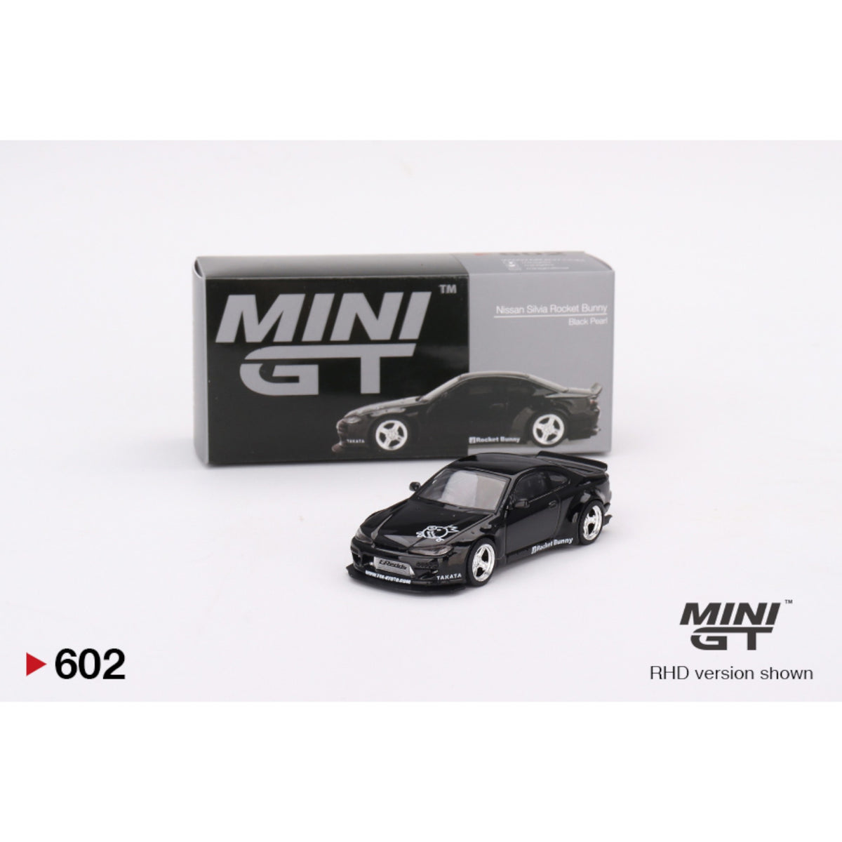 Mini GT - Nissan Silvia (S15) Rocket Bunny Black Pearl - MGT00602 
