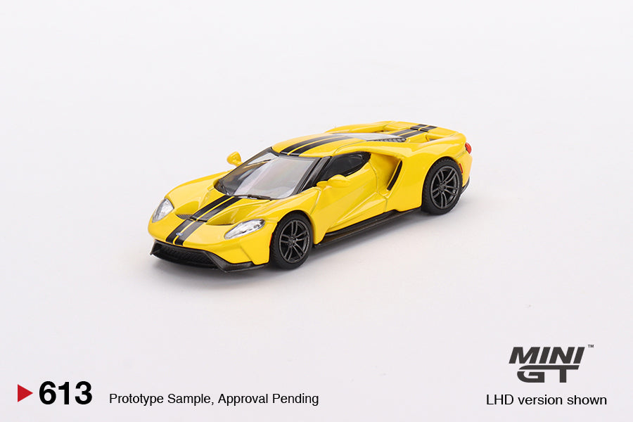 Mini GT - Ford GT Triple Yellow - MGT00613 (LHD) - 1:64