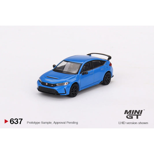 Mini GT -  Honda Civic Type R Boost Blue Pearl 2023 - MGT00637 (LHD) - 1:64