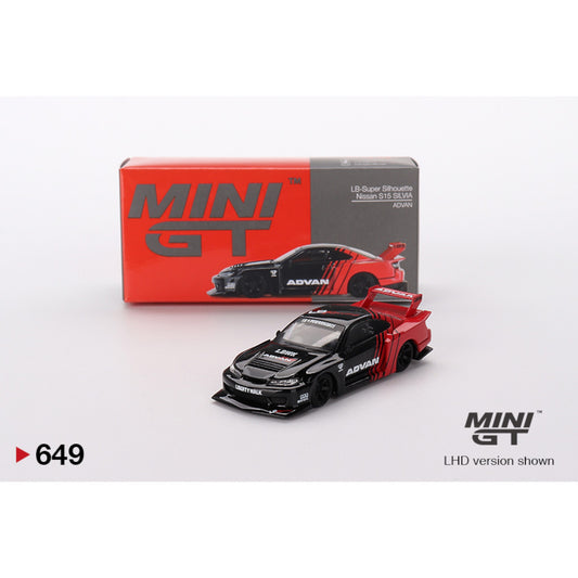 Mini GT - Nissan LB-Super Silhouette S15 SILVIA ADVAN - MGT00649 (RHD)