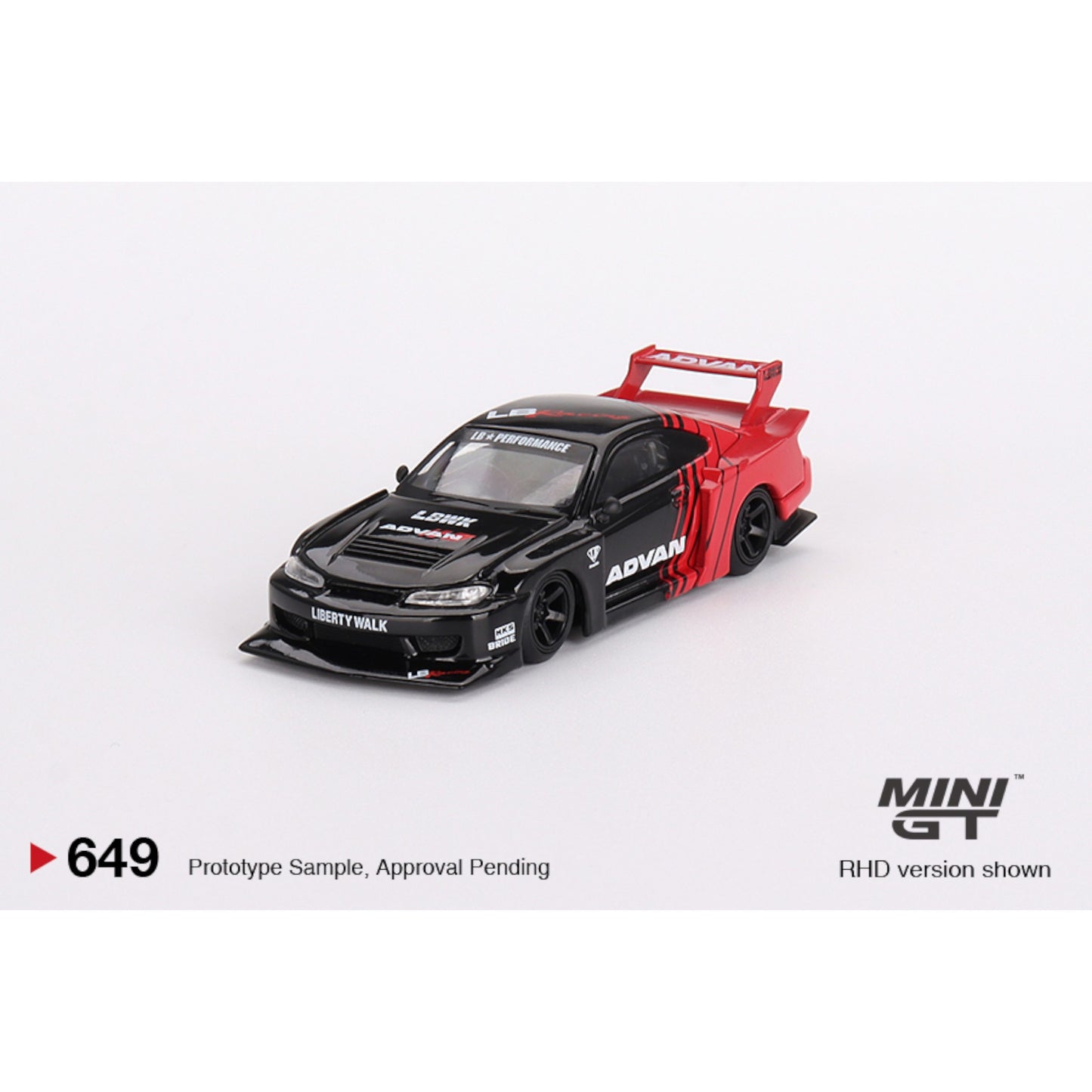 Mini GT - Nissan LB-Super Silhouette S15 SILVIA ADVAN - MGT00649 (RHD)