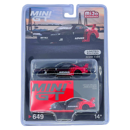 Mini GT - Nissan LB-Super Silhouette S15 SILVIA ADVAN - MGT00649 (RHD) - MiJo Blister