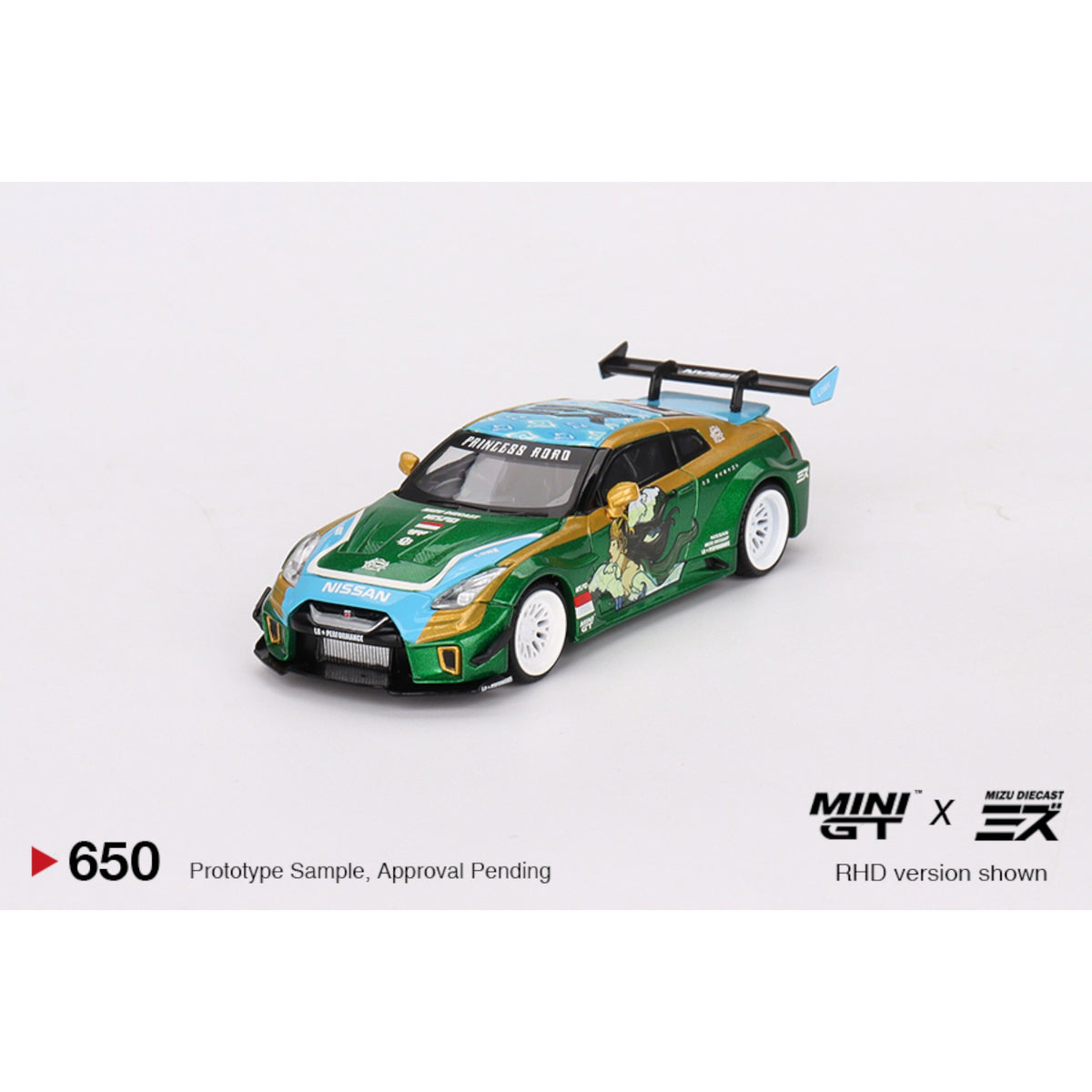 Mini GT x Mizu Diecast - LB Silhouette Works Nissan GT 35GT-RR Ver.2 *RORO* - MGT00650 (RHD)